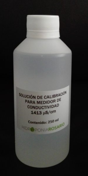 Solución de calibración para medidor de conductividad – 1413 μS/cm -250 ml